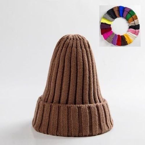 Chapeau Unisexe En Coton Mélangé,Solide,Chaud,Doux,Hip,Salle De Bain,Bonnets D'hiver Pour Hommes Et Femmes,Bonnets Pour Filles