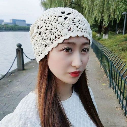 Chapeau D'été Pour Femmes,Béret Décontracté,Casquette Ajourée,À Fleurs,Respirant,Crânes,Pare-Soleil,