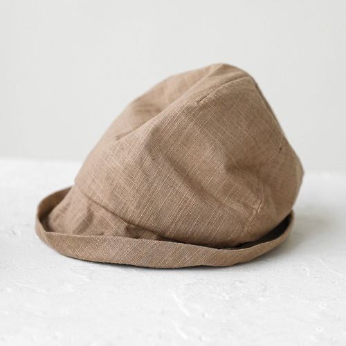 Chapeau Japonais En Coton Et Lin Plissé Pour Femme,Chapeau De Poisson Suffolk,Petit Bord,Été,Degré Uv,Respirant,Bassin En Lin,Tête Enveloppée,Dames