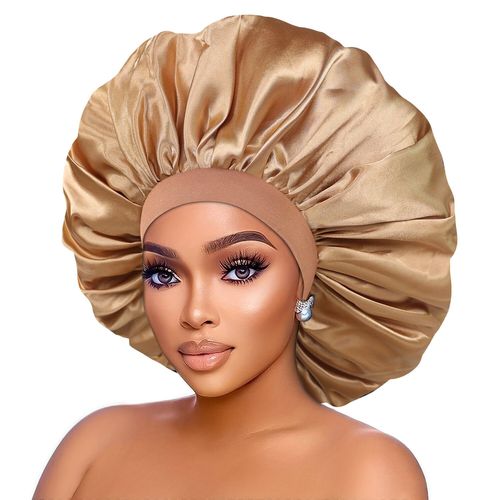 Bonnet Élastique En Tissu Lisse Pour Femme,Chapeau De Couchage,Petit,Extra Large,Mode,Confort À La Maison,03