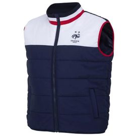 14 Ans - Doudoune Sans Manche Fff - Collection Officielle Equipe De France De Football