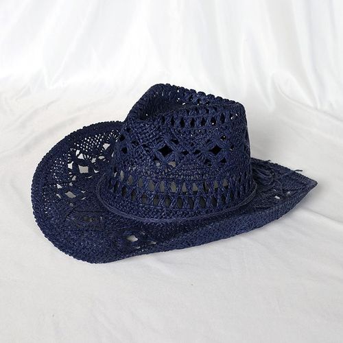 Chapeau De Cowboy En Feutre Monochrome Pour Hommes Et Femmes,Chapeaux De Paille,Grand Bord,Extérieur,Plage,1958,Vert Enge