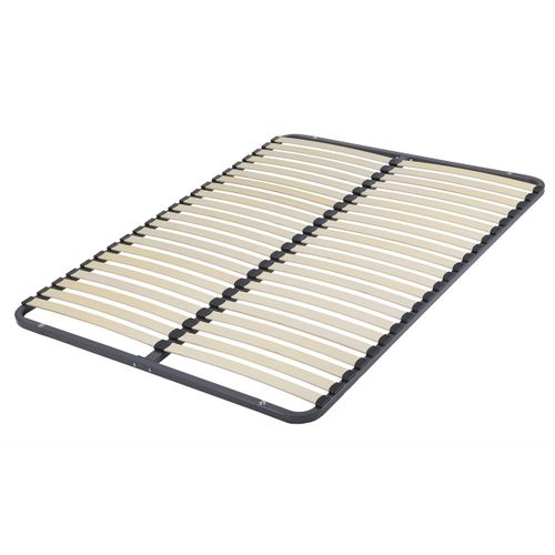 Cadre À Lattes 2x22 À Assembler 140x190 Métallique