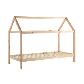Lit Cabane 90x200cm En Pin Massif Naturel