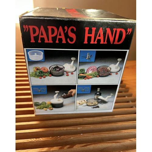 Papas Hand/Hachoir Rotatif Vintage/Fouet Rotatif/Mélangeur À Salade/Essoreuse À Salade/Mixeur À Salade/Décoration De Cuisine/Années 1980