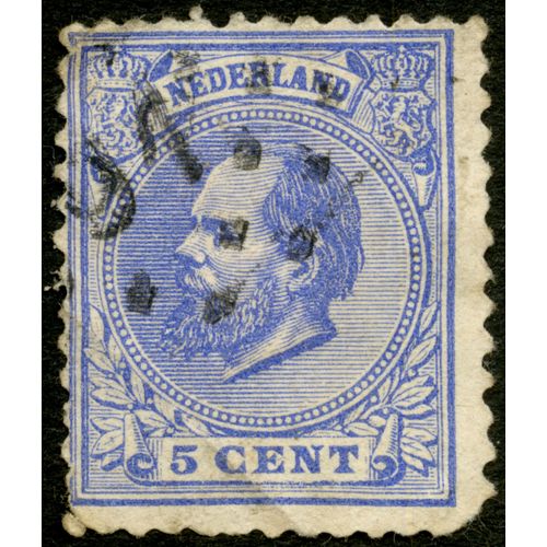 Timbre Oblitéré Nederland, 5 Cent
