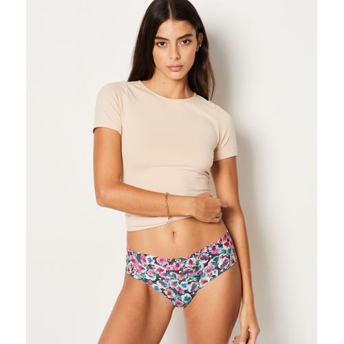 Hipster En Microfibre Sans Coutures Imprimé - Confort Print2 - Xl - Rose - Femme - Etam