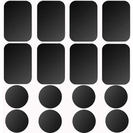 TRAHOO-Plaque m¿¿tallique adh¿¿sive 3M, ensemble auto-adh¿¿sif de plaque m¿¿tallique de