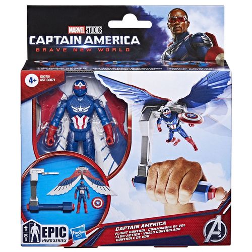 Captain America Cap Nwo 4in Flight Sw Cap