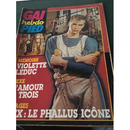 Gai Pied Hebdo 118 Violette Leduc Rex Le Phallus Icône 