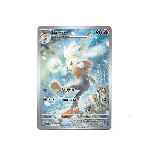Carte Pokémon ( France ) Lapyro - Couronne Stellaire / Ev 07- 147/142 Ultra Rare