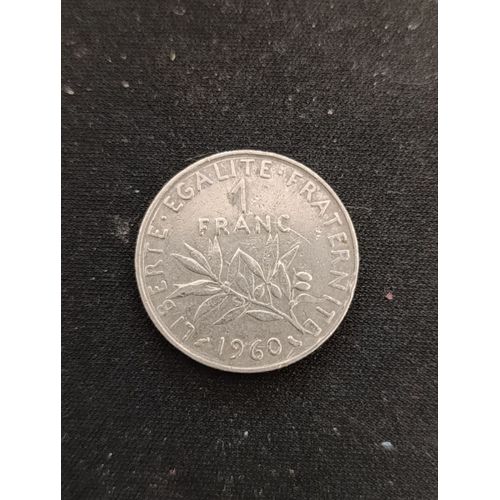 1 Franc Semeuse, Nickel, Frappe Médaille 1960 Paris F