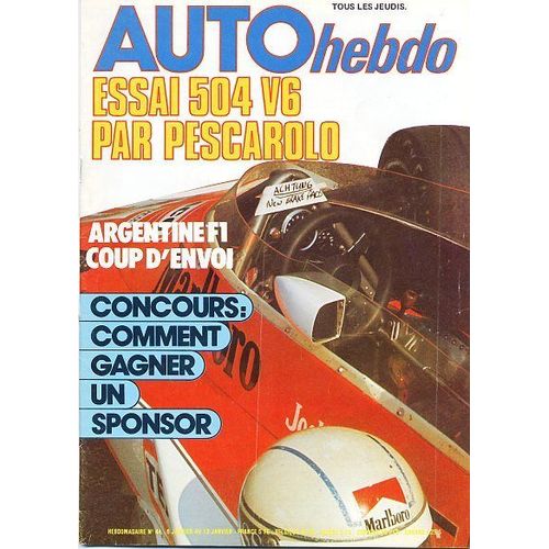 Auto-Hebdo N° 44 : Essai 504 V6