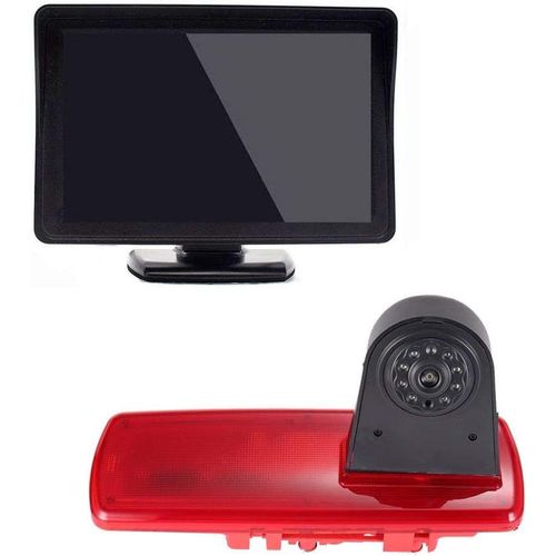 Caméra De Voiture Vision Nocturne Lumière De Frein Caméra De Recul Aide Au Stationnement+4.3 Inch Monitor Remplacement Pour Fiat Talento/Nissan Nv300/Renault Traffic/Primaster/Opel/Vauxhall Vivaro