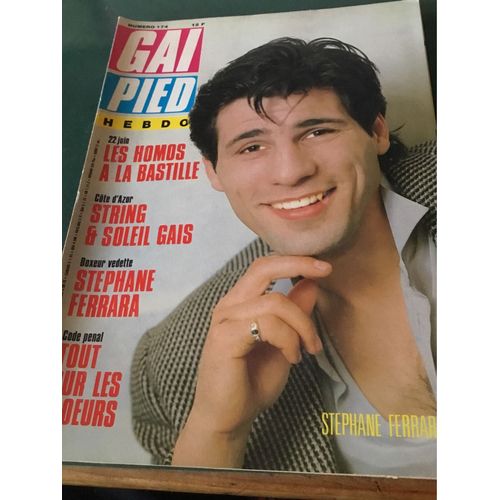 Gai Pied Hebdo 174 Stéphane Ferrara Cote D Azur