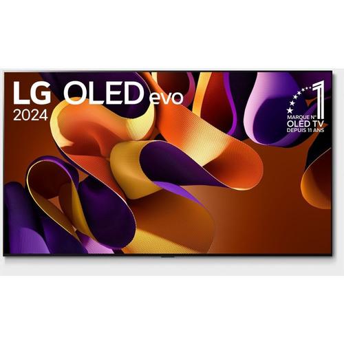 TV OLED Evo LG OLED97G4 245 cm 4K UHD Smart TV 2024 Noir et Argent