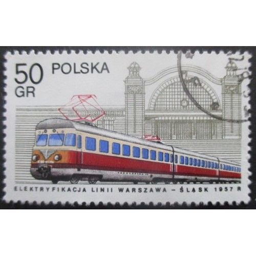 Pologne N°2370 Train Oblitéré