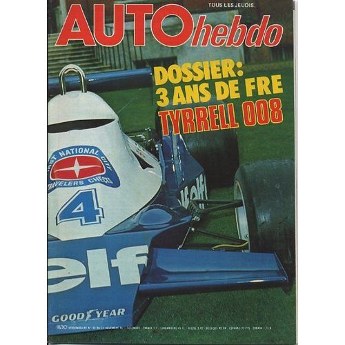Auto-Hebdo N° 90 : Tyrrell 008