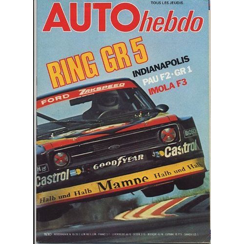 Auto-Hebdo N° 65 : Ring Gr5