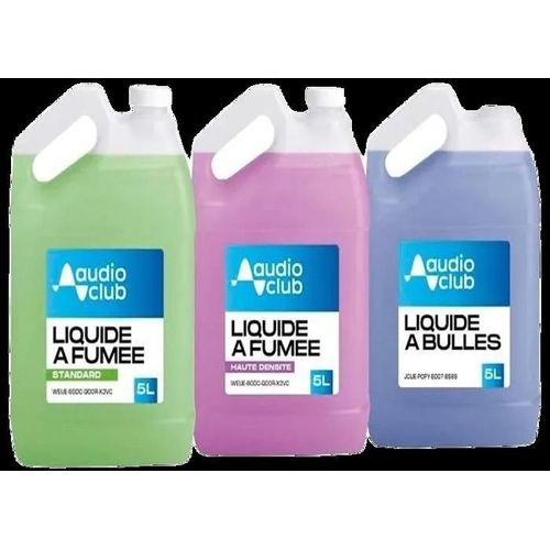 BIDON DE 5L LIQUIDE A FUMEE STANDART AUDIO CLUB