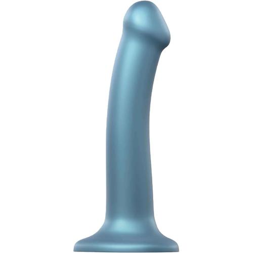 Dildo Mono Densit¿¿ Bleu Canard Metallic Shine M