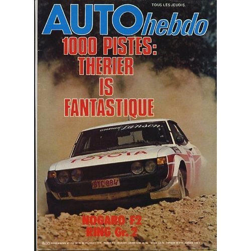 Auto-Hebdo N° 122 : 1000 Pistes:Therier Is Fantastique