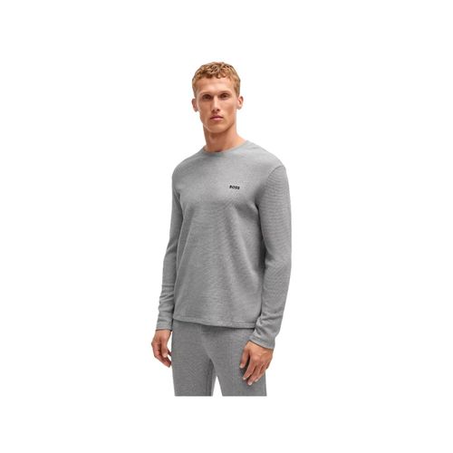 T Shirt Boss Gaufre B Homme Gris
