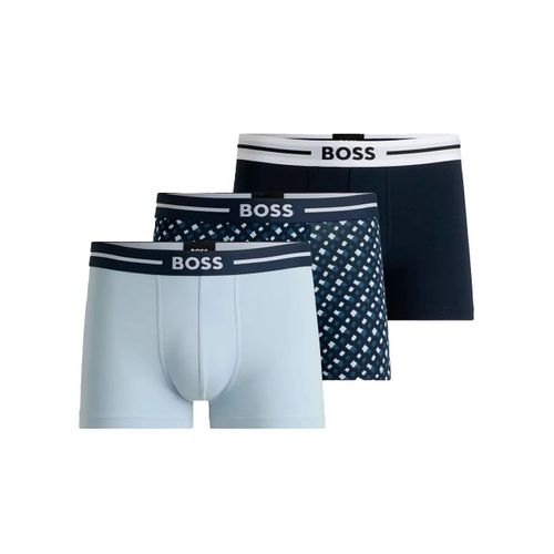 Boxer Boss Pack X3 Monogramme Homme Multicolor