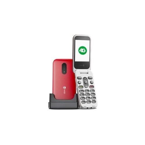 Téléphone Portable Doro A Clapet 4g Seniors 2820 Rouge