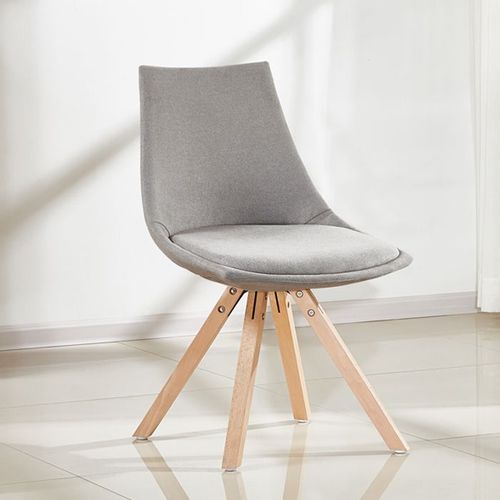 Chaise Scandinave Grise En Tissu - Minsk