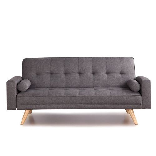 Banquette Clic Clac 3 Places Gris - Vienne