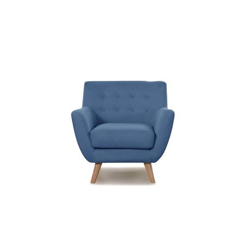 Fauteuil Scandinave 1 Place Bleu - Nils