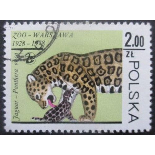 Pologne N°2417 Jaguar Oblitéré