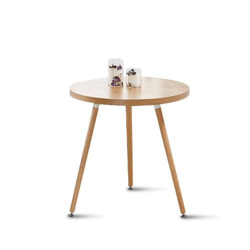 Table À Manger Ronde Scandinave En Bois - Laquila