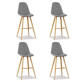 Lot De 4 Chaises Hautes Patchwork - Kliff