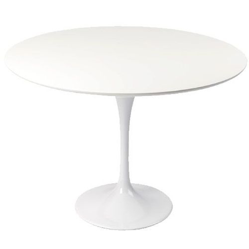 Table Design Ronde 120cm Blanche