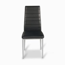 Chaise Salle À Manger Noire En Simili (Pu) - Lena