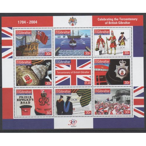 Tricentenaire De Gibraltar Britannique 2004