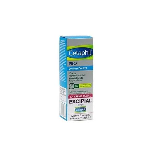 Crème Main Réparatrice Nuit - Cetaphil - 50ml - Peaux Sèches - Non Gras 
