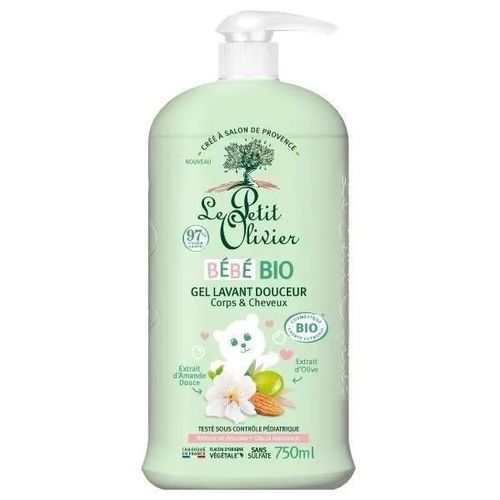 Le Petit Olivier - Gel Lavant Douceur - Bébé Bio - Dès La Naissance 750ml 
