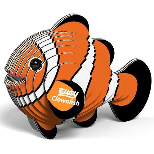 Clownfish 650037-Puzzle Animal 3d-Poisson Clown-Pour Enfants Et Adultes-¿¿ Assembler Soi-M¿ºme-Kit De Bricolage ¿¿ Partir De 6 Ans, Eh-037