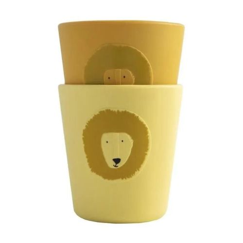 Lot 2 Gobelets Silicone Mr. Lion De Trixie
