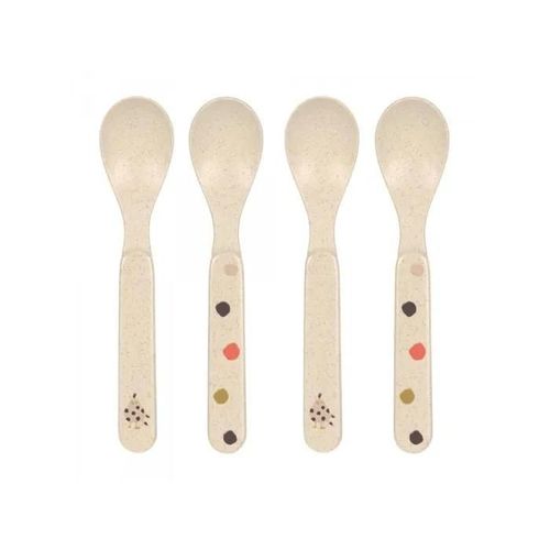 Little Mateys Lot De 4 Cuillères Bébé Orange Épicée De Lässig