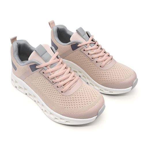 Baskets Femme En Textile Ps033 Roseeu