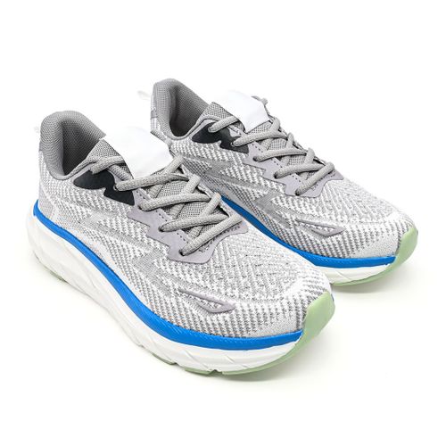 Baskets Femme En Textile Ps053 Griseu