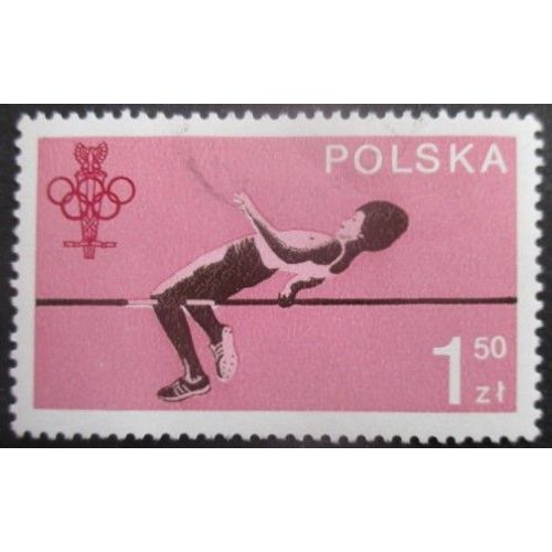 Pologne N°2437 Saut En Hauteur Oblitéré