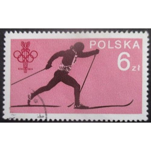 Pologne N°2438 Ski Oblitéré