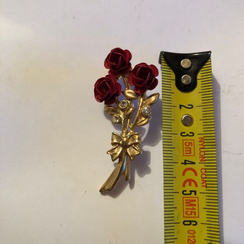 Broche Vintage 3 Roses