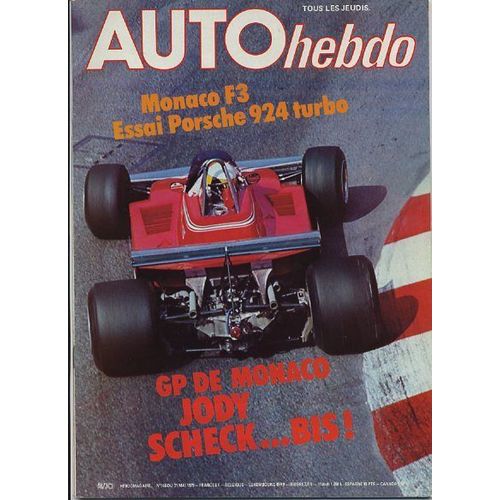 Auto-Hebdo N° 166 : Gp De Monaco
