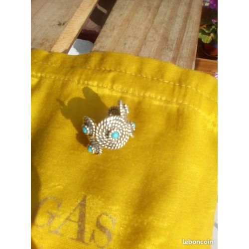 Gas Bijoux Bague Cabochons Turquoise